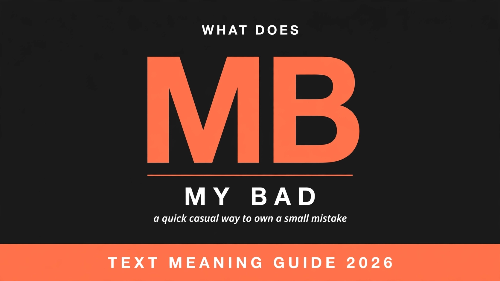 What Does Mb Mean In Text