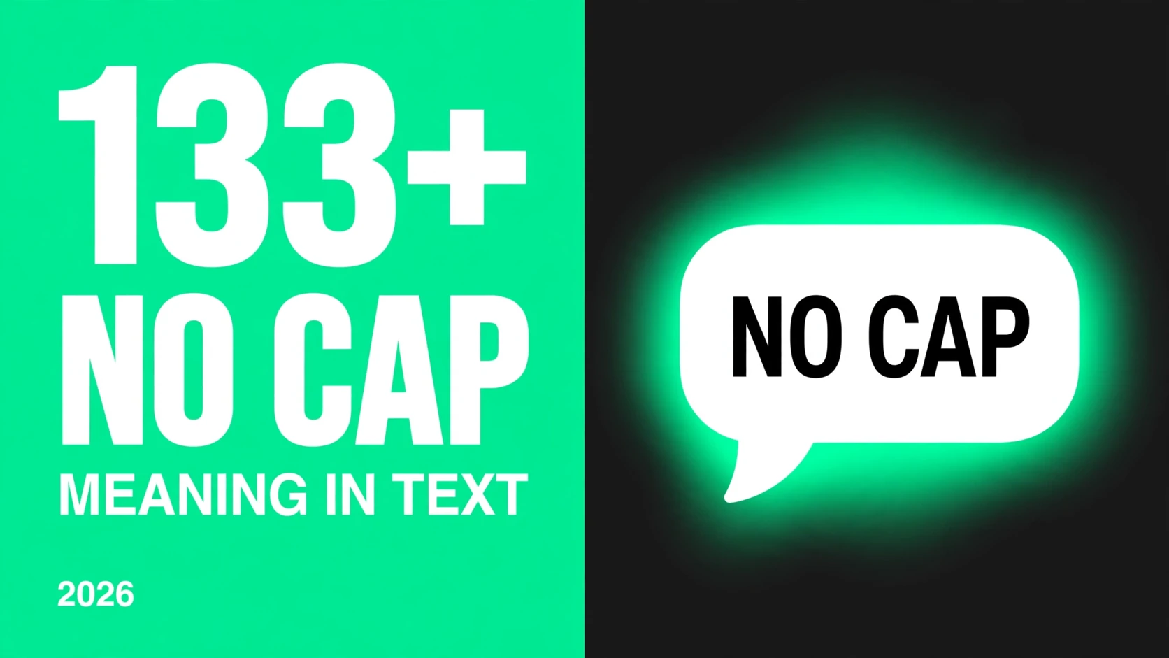 What Does No Cap Mean In Text