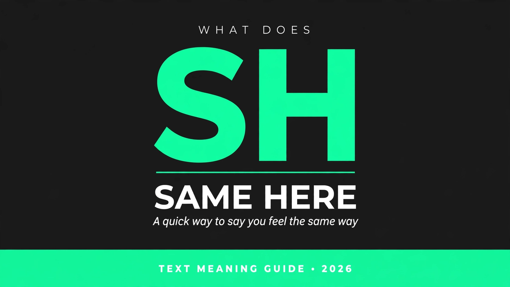 What Does Sh Mean In Text What Does Sh Mean In Text