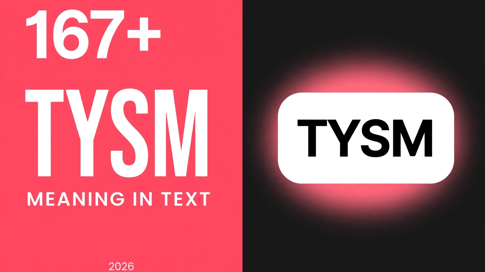 What Does Tysm Mean In Text
