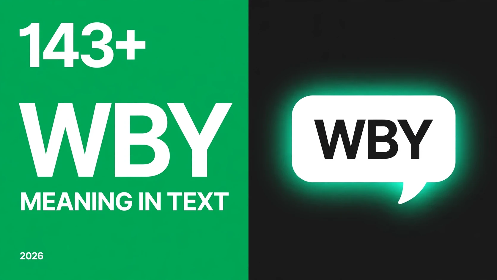 What Does Wby Mean In Text