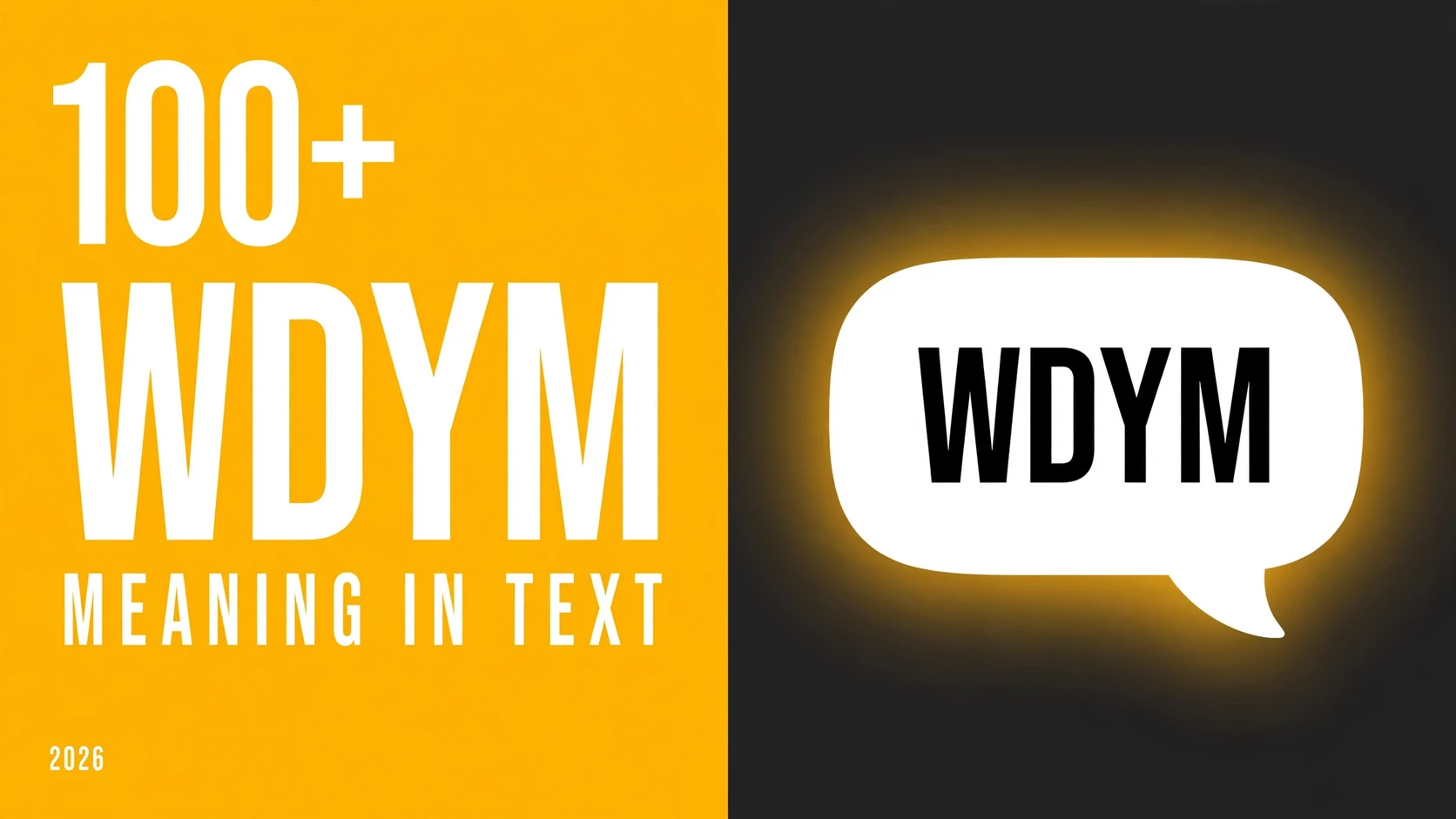 What Does Wdym Mean In Text