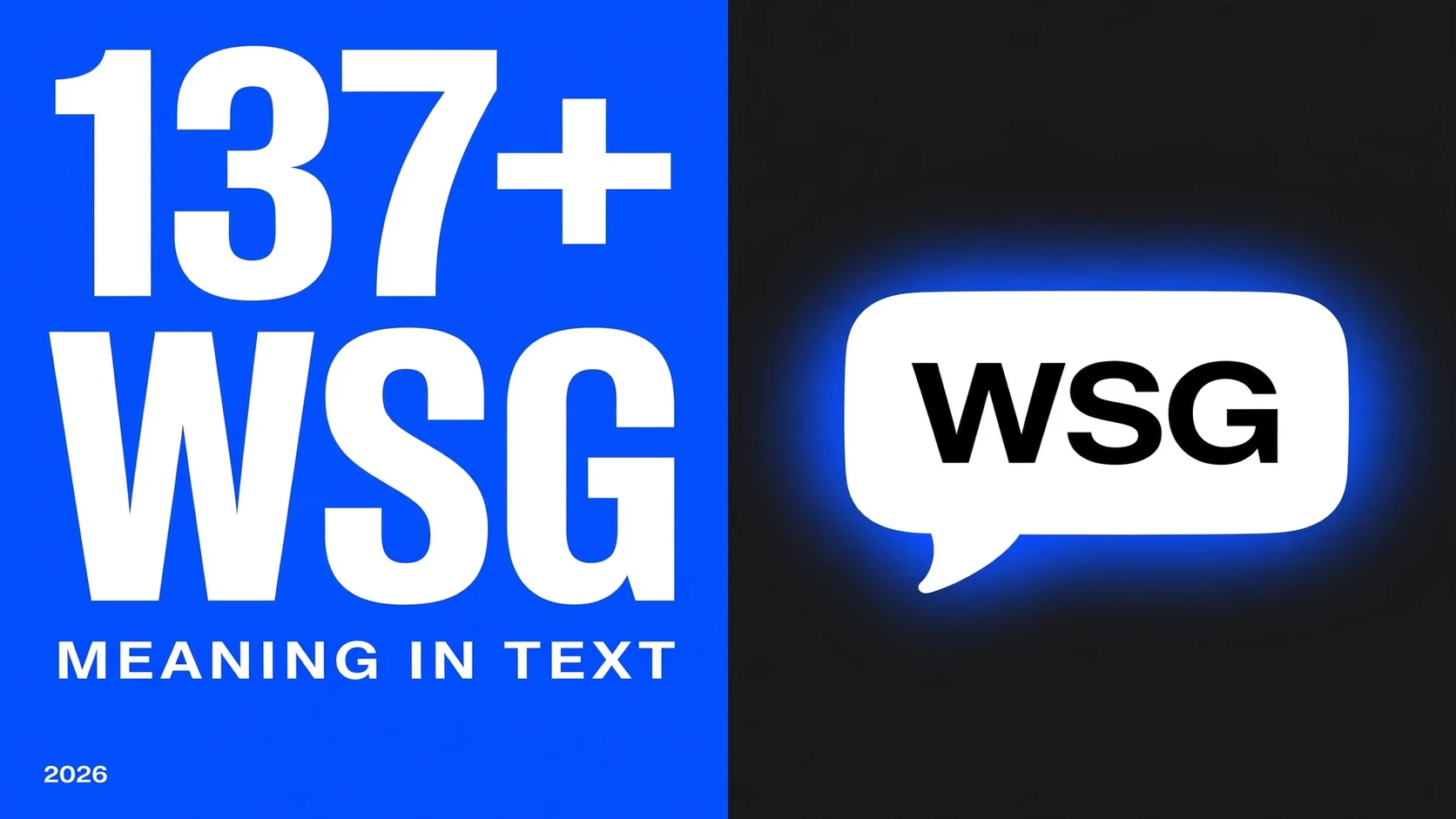 What Does Wsg Mean In Text