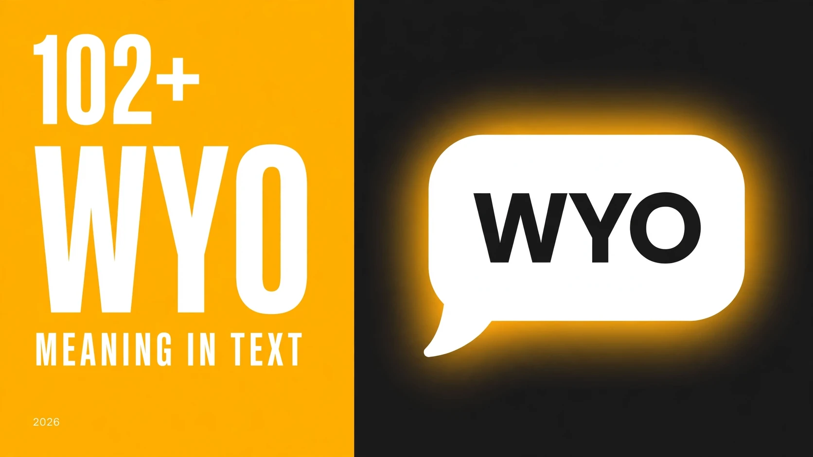 What Does Wyo Mean In Text