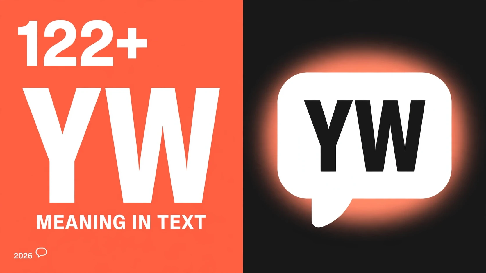 What Does Yw Mean In Text